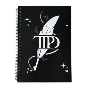 Taylor Swiftie TTPD Tortured Poets Department‎ Writing Journal Notebook Black